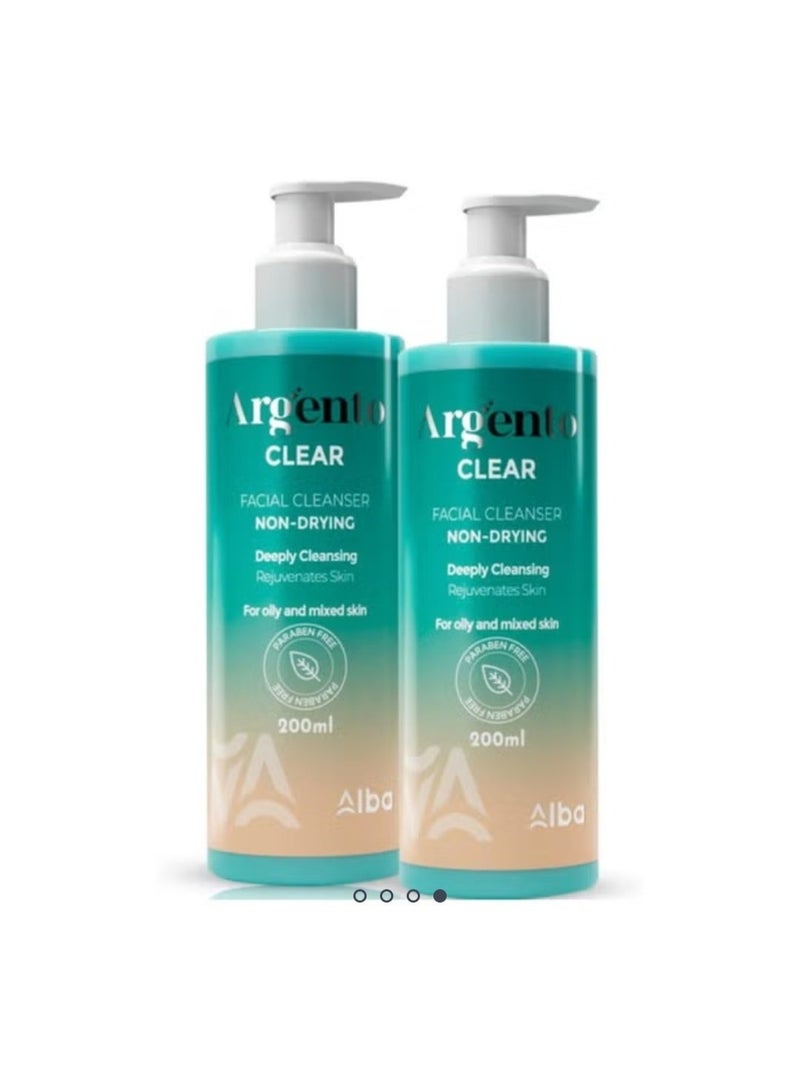 Argento Clear Original  show Facial Wash Oily 1+1  400Ml